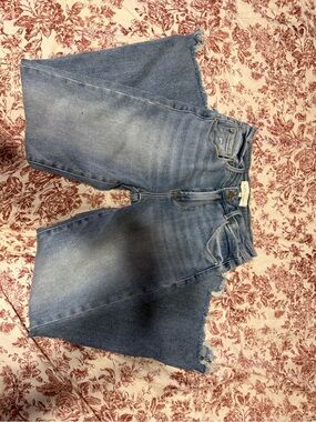 Risen Jeans Light Wash Cutoff Denim Shorts